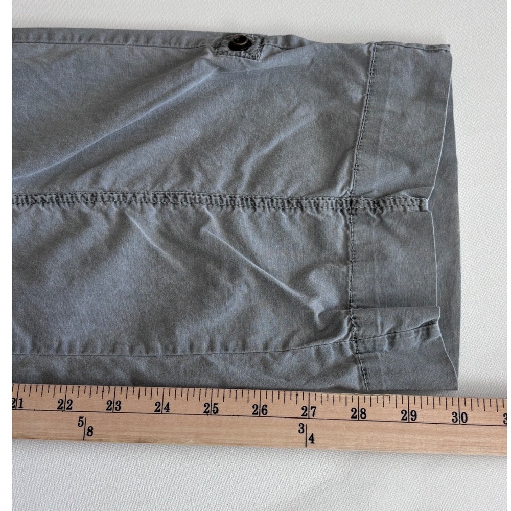 XCVI Tencel Cargo Pants Women's M Gray Lagenlook Grunge Utility Casual Y2K - Picture 5 of 7